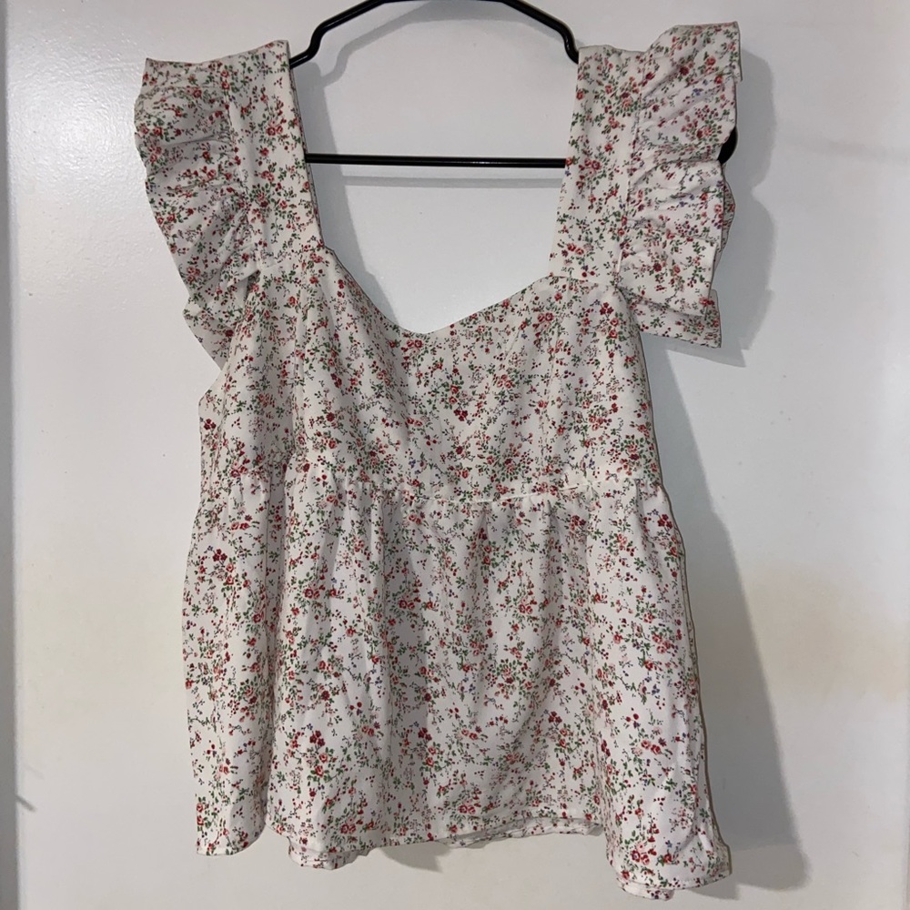 SHEIN floral blouse